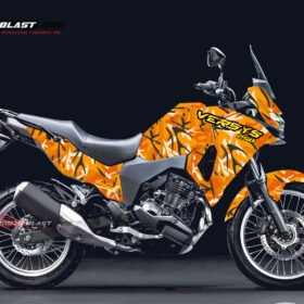 Decal Stiker KAWASAKI VERSYS 250 TIGER CAMOUFLAGE